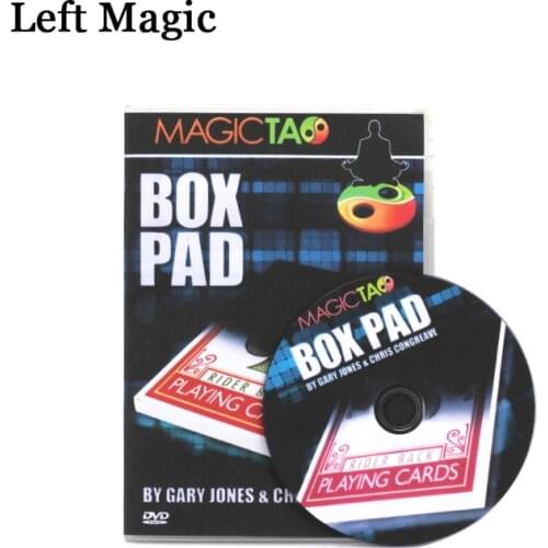 Box Pad (Gimmicks+DVD) By Gary Jones And Chris Congreave Magic Tricks Notepad Change Card Box Magic Props Close Up Stage