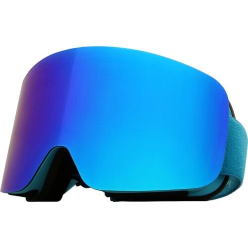 Cylindrical True Film Glasses REVO Double-layer Anti-fog Goggles Snow Goggles Without Holes