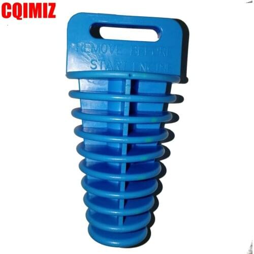 27mm - 48mm Blue Rubber Motorcycle Exhaust Silencer Wash Plugs Muffler Pipe Washing Plugs For Dirt Bike ATV QUAD