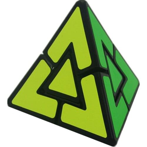 Lefang 2x2 Strange Shape Pyramid Magic Cube Brain Teaser Puzzle Cube Educational Toy For Children