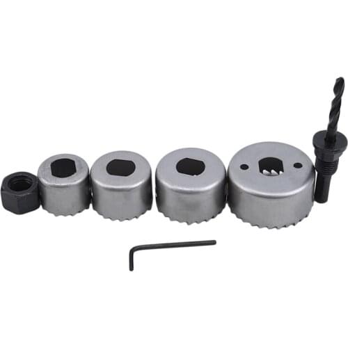 Creative Hole Opener Saw Blade For Metal Oscillating Tool Saw Blades For Power Tools Diy Cutting Tools Fit For Power Saw 6pcs