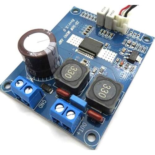 KYYSLB TDA7492MV 50w DC 12-24v Power Supply Mono Power Amplifier Board 4-8 Euro Finished Home Audio Amplifier Board