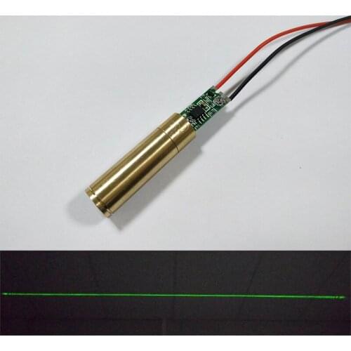 532nm Green High brightness laser module Carpenter Machinery Line Laser Head marking instrument in industry A word line