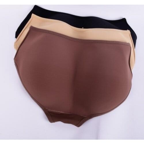 Lady Low Waist Sexy Seamless Padding Panties Bum Padded Butt Lifter Enhancer Hip Push Up Underwear Panties Buttocks S-XL