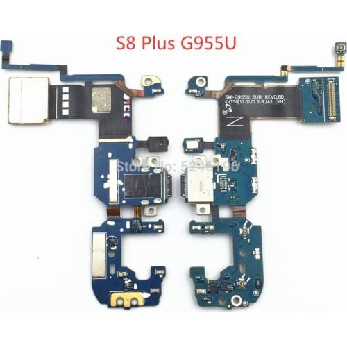 1pcs Micro USB Charging Charger Dock Port mini Connector Flex Cable For Samsung Galaxy S8 Plus SM-G955U S8 G950U G950F PCB board