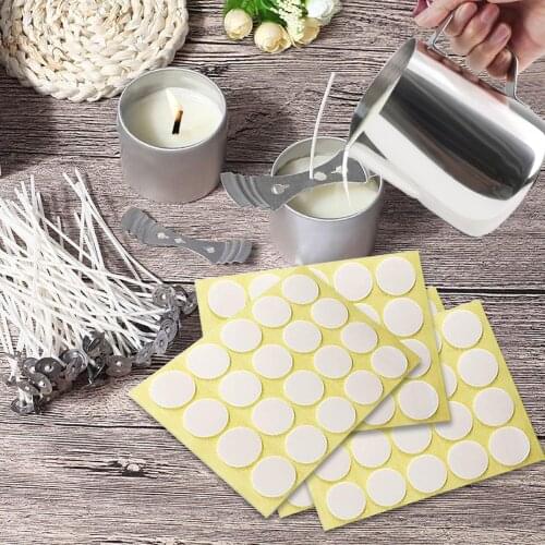 Candle Making Kit Supplies Craft Tools Pouring Pot Candle Tins Wicks Stickers DIY Wooden Wick Holders Wax Storage Tins Jars