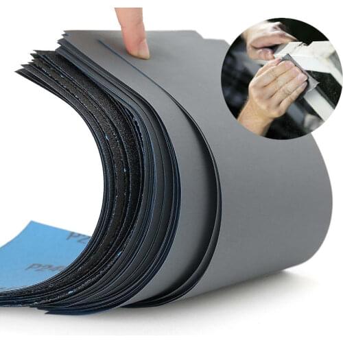 45PCS Wet Dry Sandpaper, High Grit 120-5000 Sandpaper Sheets Assortment For Wood Metal Polishing Automoti