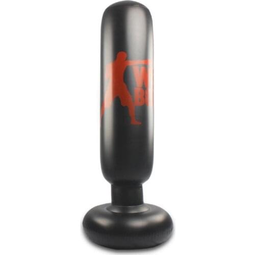 Inflatable Stress Boxing Punching Fighting Bag Standing 1.6M Training Target Bounce Back Taekwondo Sandbag For Adults Kids
