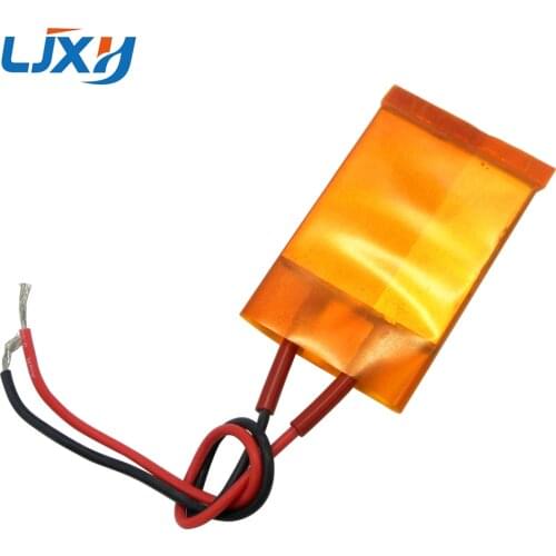 LJXH 2PCS AC220V/110V 44x40x3.5mm PTC Heating Element Heater Plate Film 170/200/230/270/230 degrees High-power thermostatic