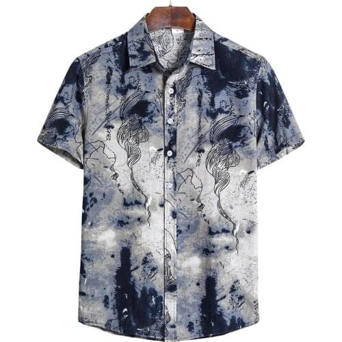 2020 new summer clothes mens fashion short sleeve casual shirt Slim Fit Shirt Large m-5xl beach casual clothes