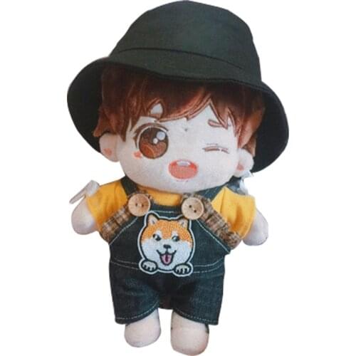 New arrival 20-25cm doll fisher hat the 3rd generation got7 exo doll hat plush stuff doll hat