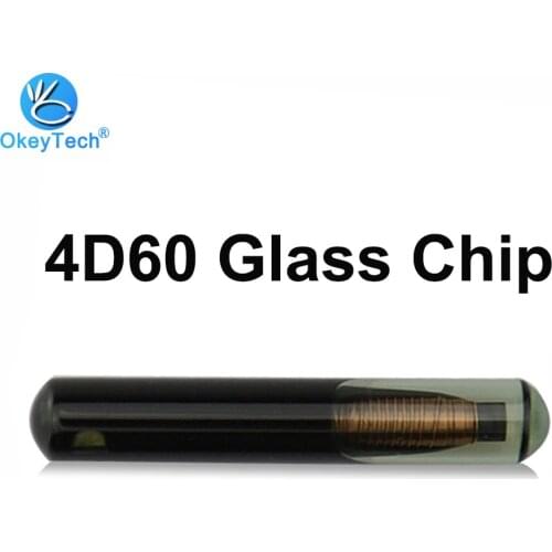 OkeyTech Original 4D60 Glass Chip Transponder Car Key Tube Blank 70 DST40 Chip For Programmer for Ford Connect Fiesta Ka Mondeo
