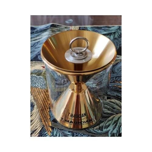 Creative Hourglass shape Ashtray Home stainless steel Crafts Desktop Decorations Smoking Accessories Gadget Christmas gift