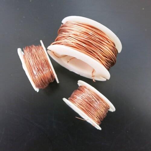 Pure Copper Wire 0.1mm 0.2mm 0.5mm DIY Material Sealing Welding Wire for Model Parts Accessories Magnet Wire Electricity Model