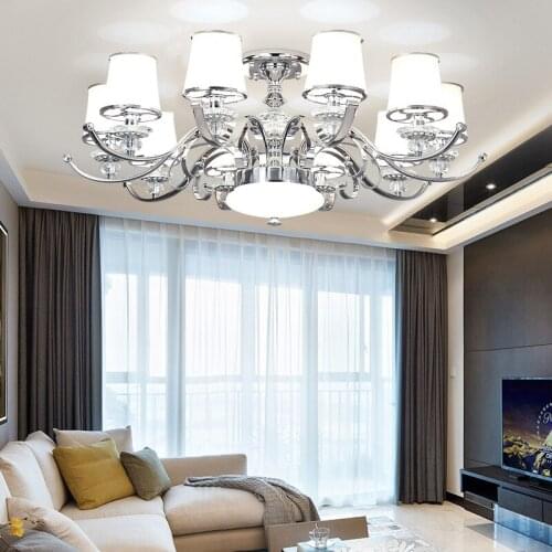 Modern Design Chrome Led Pendant Lights Living Dining Room Decor Led Pendant Lamp Bedroom Suspension Luminaire Led Hanging Light