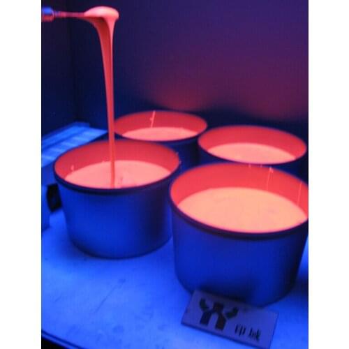 Offset Printing UV Invisible Ink, Colorless to Red, 1KG with 1 pcs opener Delivery to Spain