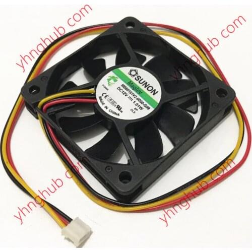 SUNON MB60101V2-0000-G99 DC 12V 1.01W 60X60X10mm Server Cooling Fan