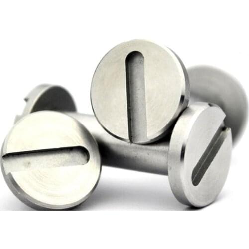 T8 Plum Making knife Handle screw M4 Knife Shank fastening screw rivet sharp 12 size Straight folding knife rivet