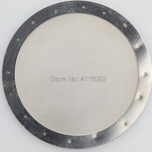 100pcs Reusable Solid Stainless Steel Washable Mesh Coffee Screen Filter Coffee Maker Filter 61MM