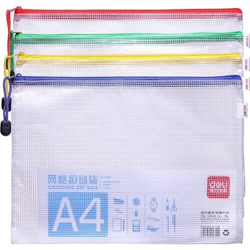 5pcs/lot Papel A4 File Folder statioenry Document Bag School & Office Supplies Waterproof Document Folder Deli 5654