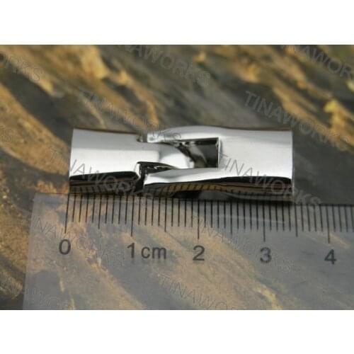 FREE SHIPPING 15 Sets 10x4mm Leather Bracelet Jewelry End Clasp/Buckle/Closure