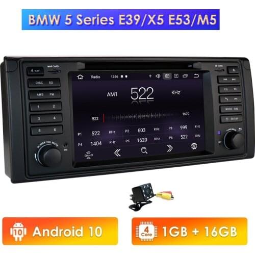 Hizpo 7 inch Android radio For BMW E39 / X5 E53 / M5 / E38 BMW autoradio GPS navigation steering wheel control Bluetooth dvd rds