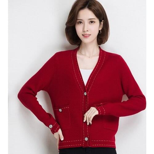 ISINBOBO Women's Cashmere Cardigans