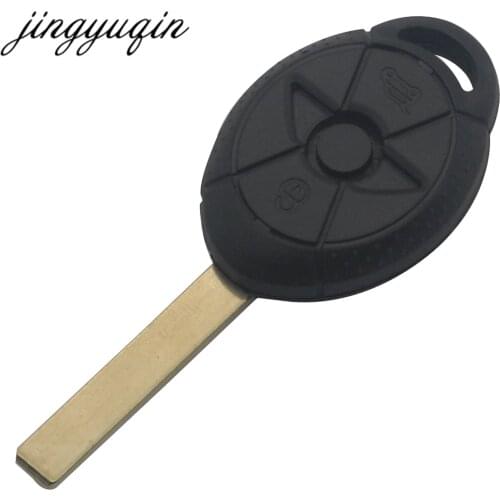 Jingyuqin 10pcs Keyless Entry Remote Key Shell Case Fob for old BMW Mini Cooper S R50 R53