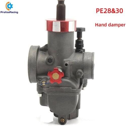 PE28 28mm PE30 30mm Performance Racing Carburetor Hand the Damper For Motorcycle Moped Scooter Pit Dirt Bike ATV Quad