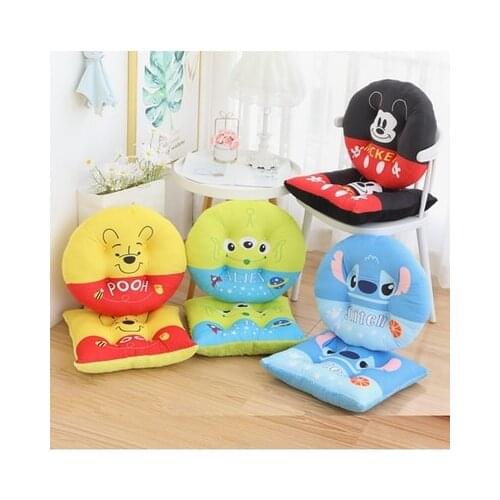 Disney Mickey Winnie Stitch Aliens Fashion Anime Figures Cartoon Product Cosplay Accessories Seat Cushion Gift Unisex