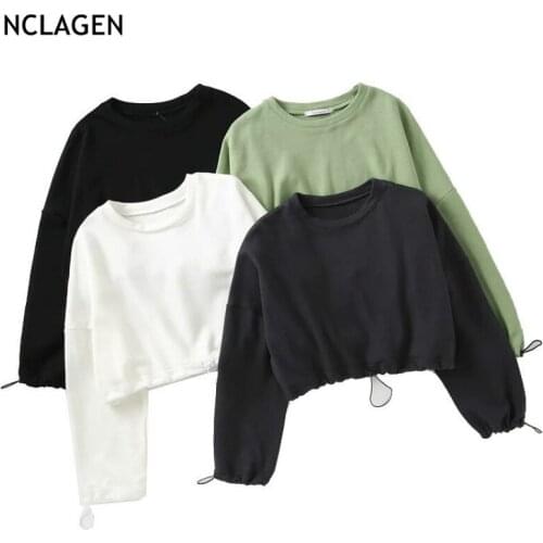 Женские короткие толстовки NCLAGEN China At AliExpress
