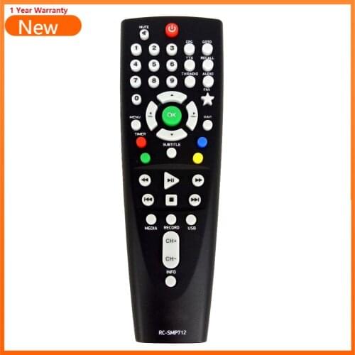 NEW Original Remote Control RC-SMP712 Fit for BBK SMP125HDT2 Set top box Fernbedienung