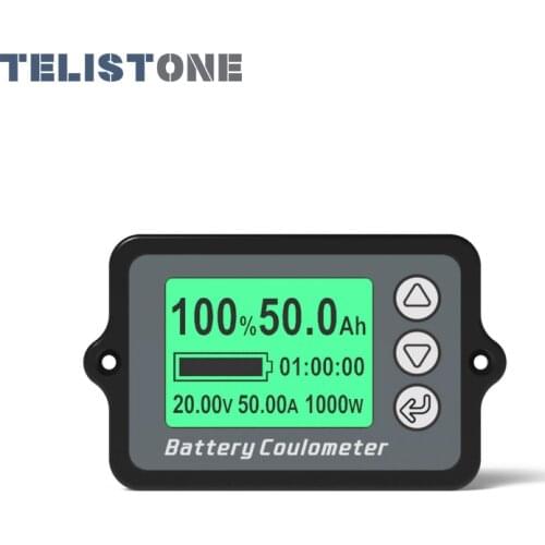Tk15 80V 350A 100A Coulomb Meter Battery Tester Battery Capacity Tester Coulometer Power Level Display Lithium Battery Indicator