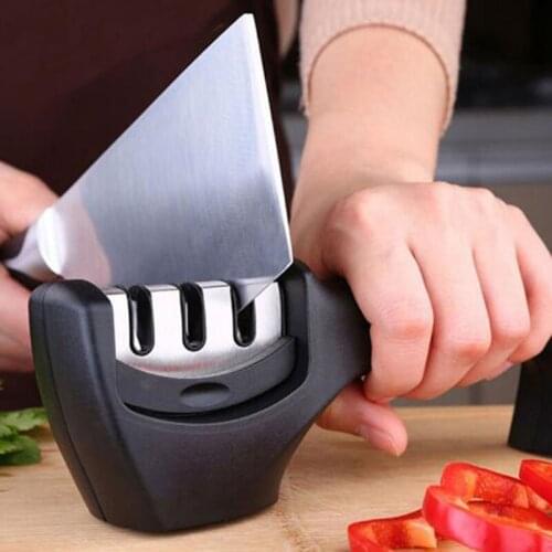 Kitchen Manual Knife Sharpener Stainless Steel Knives Sharpening Grindstone Grinder Stone Tools Kitchen Accessories