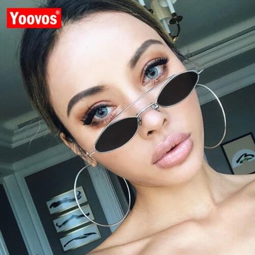 Yoovos 2021 Vintage Sunglasses Women Alloy Mirror Glasses Lady Classic Retro Metal Sun Glasses Mirror Oculos De Sol Gafas