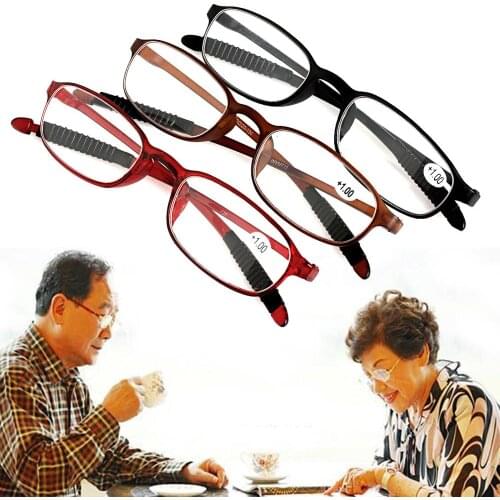 1PC New TR90 Women Men Flexible Reading Glasses Readers Strength Presbyopic Glasses