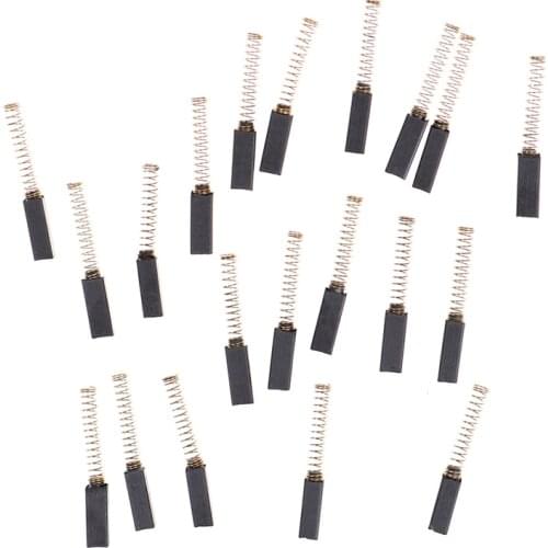 20pcs 4*4*10 Household Sewing Machine Motor Carbon Brush Machine Replacement Parts New