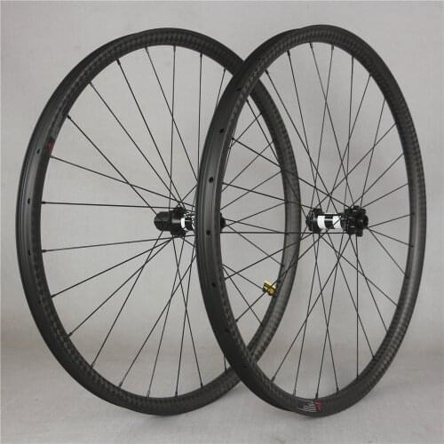 2020 29er XC carbon mountain wheels 35*25mm rim 12K matte with 350 hubs straight-pull boost 6-bolt MTB wheel set