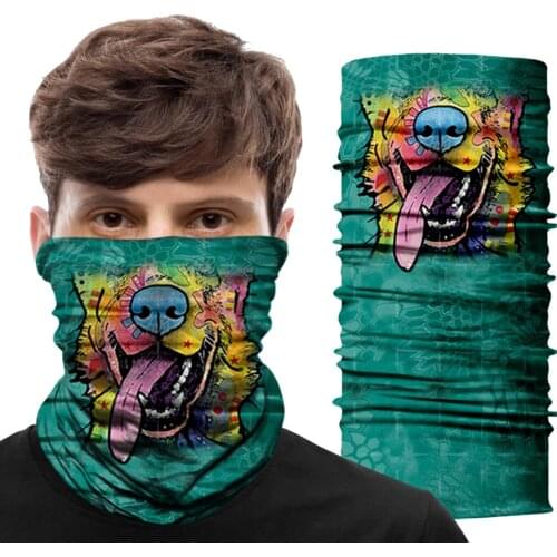 3D Animal Bandana Mask Cycling Cap Hat Windproof Ski Balaclava Halloween Ciclismo Face Mask Gorro Invierno Hombre Kids Pet Tiger