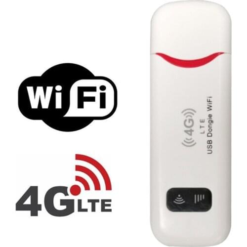 4G WiFi Router USB Modem USB Dongle 150Mbps Car Wireless Hotspot with SIM Card Slot Mobile WiFi