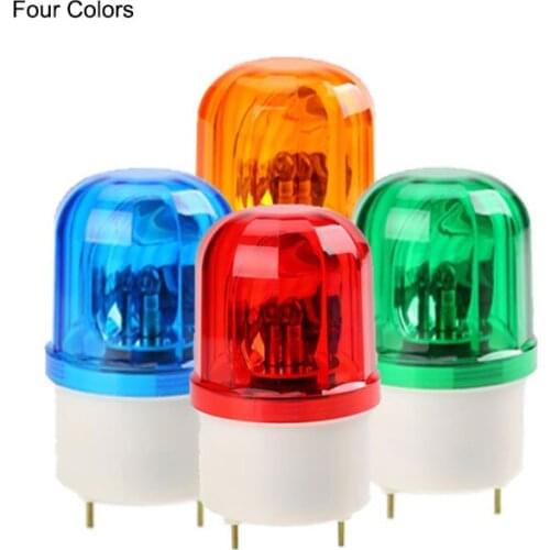 Safety Traffic Lights with Buzzer Rotating Flashing Warning Light 12v24v220v WaterProof Car LED Warning Light Security Alarm