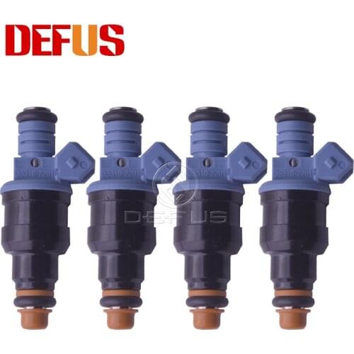 DEFUS Set of 4pcs 35310-22010 Fuel Injector Nozzle For Hyundai Accent X3 1.3L Scoupe 1.5L L4 9250930006 FJ509 4G1311 M650 93-00