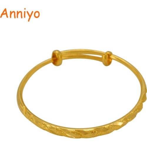 Anniyo Bangle for Kids,Small Bracelet for baby Jewelry,Product size/color if you do not understand contact us #000507