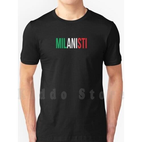Italy T Shirt Cotton Men DIY Print Cool Tee Club Football Italia Interisti Interista Rossoneri I Rossoneri Inter