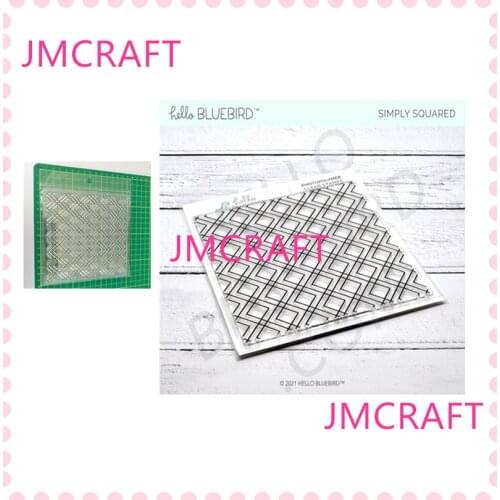 JMCRAFT 2021 New Wavy Lines Background Transparent Stamp Scrapbooking Stamping DIY Album Rubber Gift Card Stencil