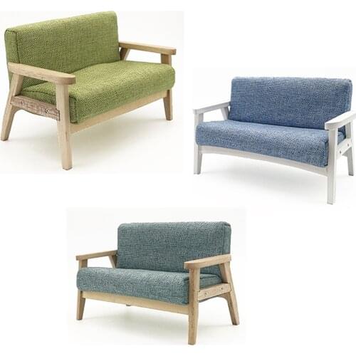 Classic 1:12 Scale Doll House Sofa for BJD Miniature Furniture Accessories