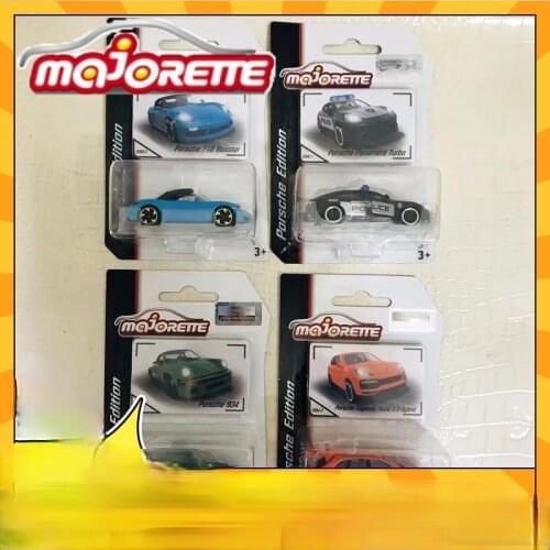 Majorette 1/64 Porsche 718 934 Cayenne Collection Metal Die-cast Simulation Model Cars Toys
