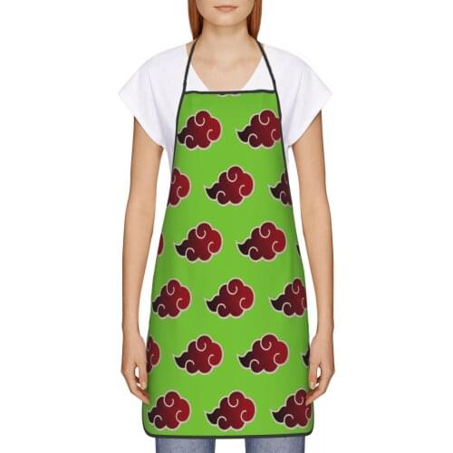 Akatsuki (15) Kitchen oil resistant wreath Japanese Anime kitchen apron women Man For school 72*52cm