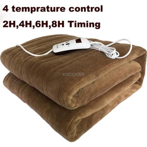 Washable Electric Blanket Double 220V Electric Heated Blanket Mat Single-control Dormitory Bedroom Heating Carpet