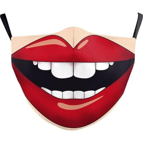 New Interesting Sexy Cute Big Lips Fashion Mask for Women Men Halloween Cospaly Anti-fog Dust-proof Breathable Protection Masks